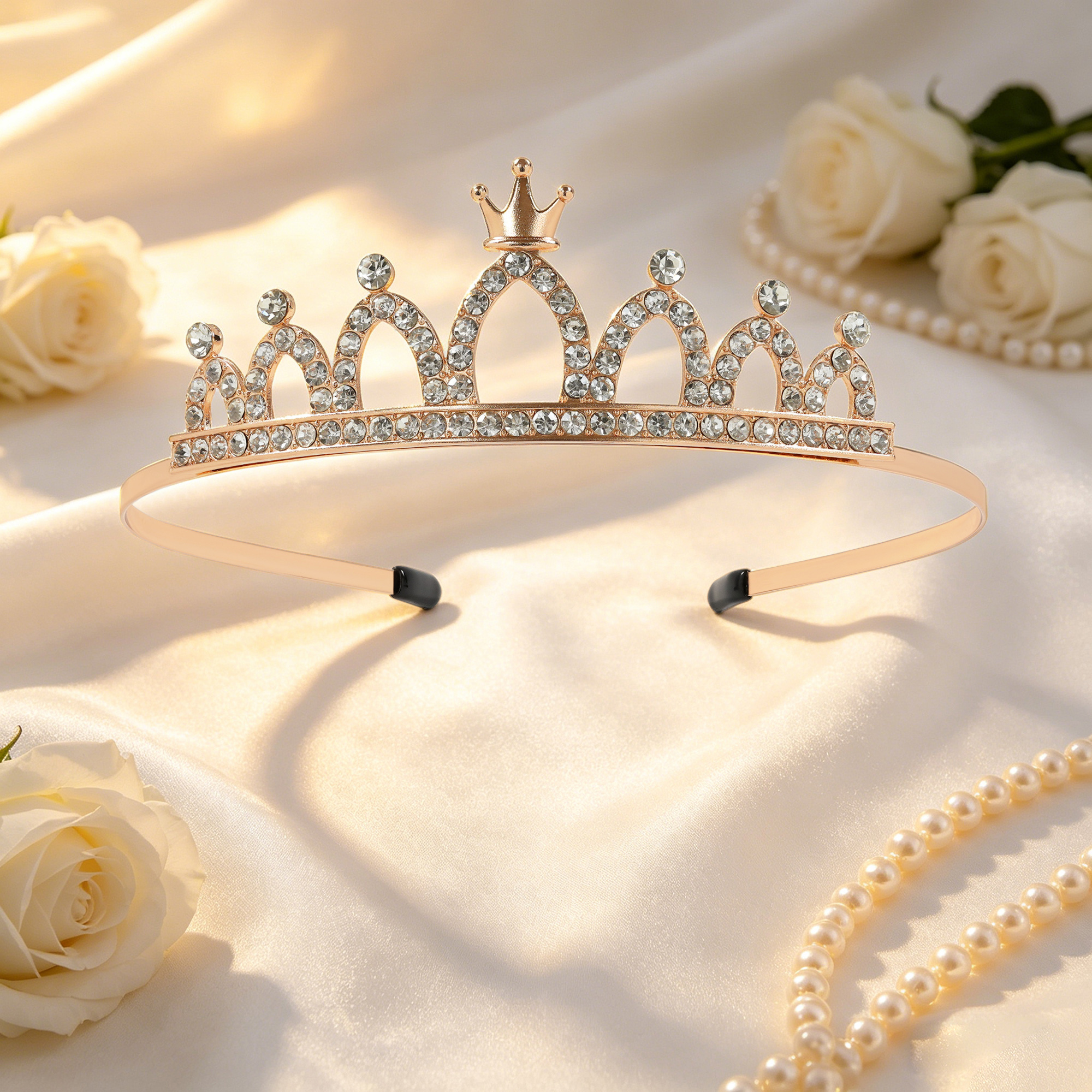 Women Fashion Wear - 2026 New Cross-border Minimalist Crown Alloy