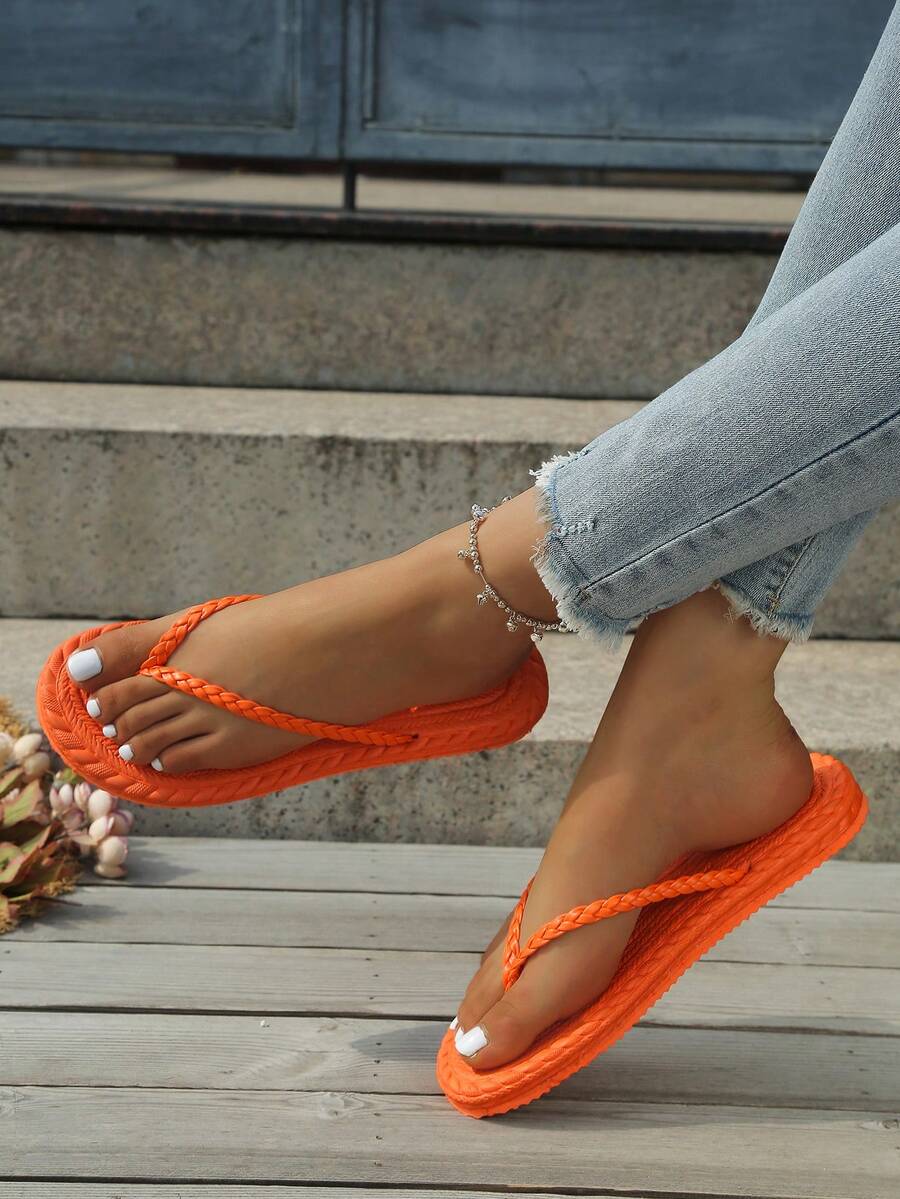 Womens Woven Braided Flip Flop - Women Fashion Rings recensie en prijs