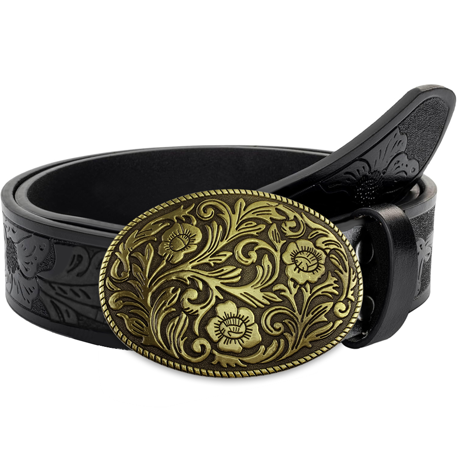 Tang Grass Pattern Buckle Belt - Women Fashion Nz recensie en prijs