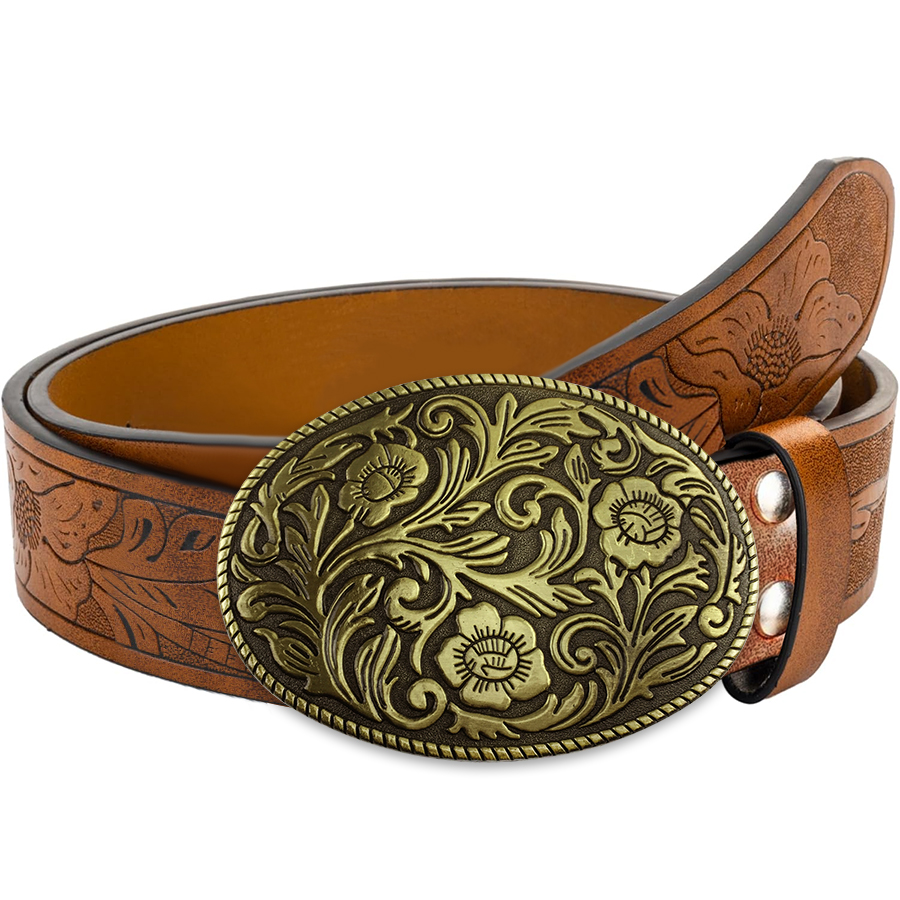 Tang Grass Pattern Buckle Belt - Women Fashion Nz recensie en prijs