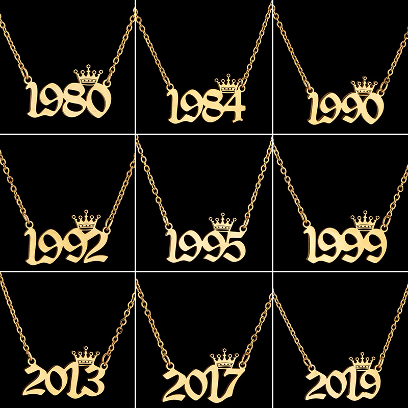 Stainless Steel Crown Year Num - Women'S Fashion Year 2000 recensie en prijs