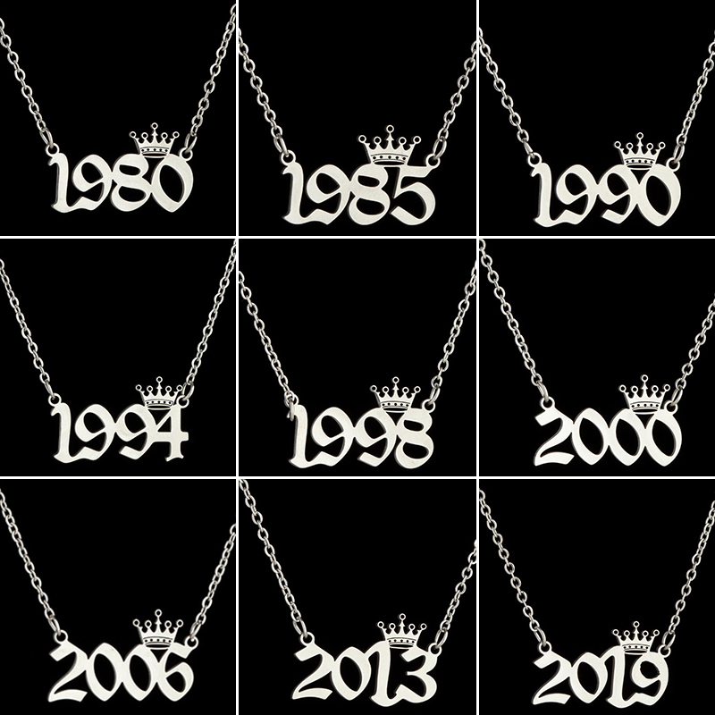 Stainless Steel Crown Year Num - Women'S Fashion Year 2000 recensie en prijs