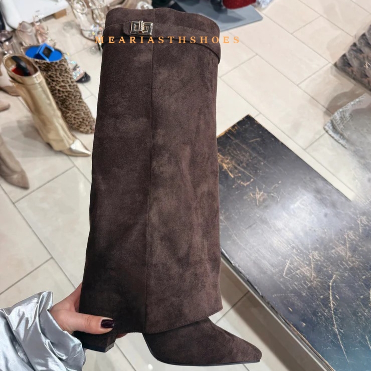 Women's Chunky Heel Knee High  - Women'S Fashion Boots 2025 recensie en prijs