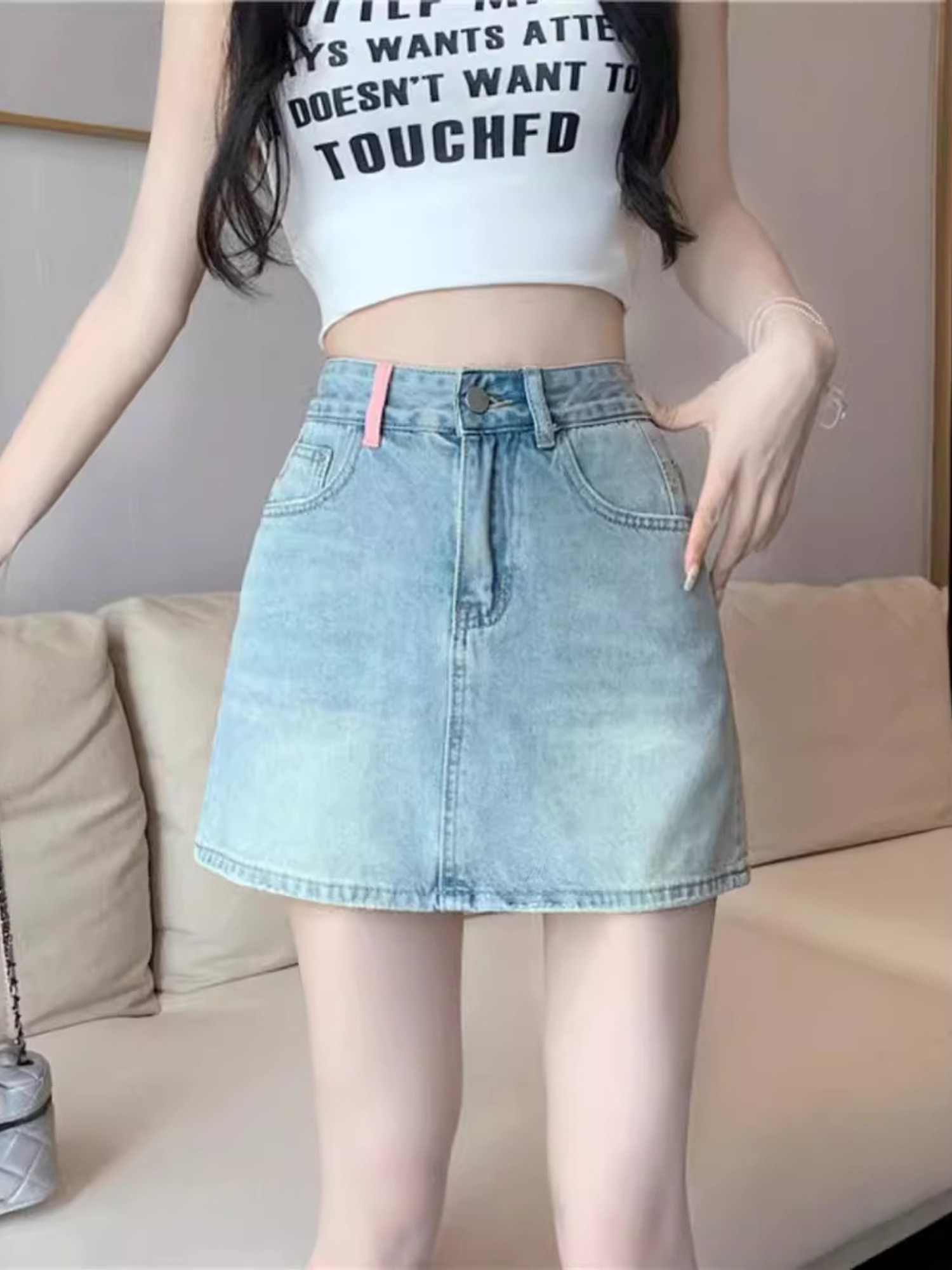 Women's Vintage Washed Denim S - Denim Shorts Women recensie en prijs