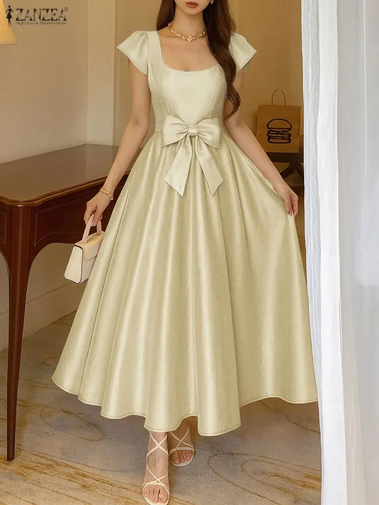 2025 ZANZEA Elegant Women Sati - Women'S Fashion Umbrella recensie en prijs