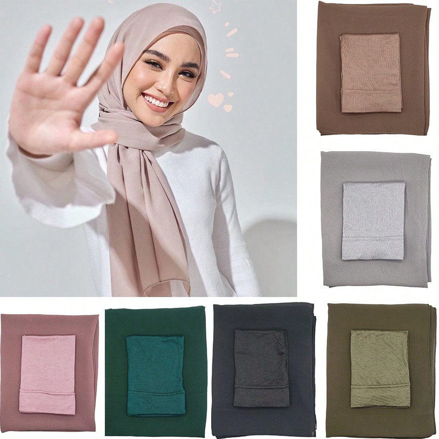 2Pcs/Set Women's Hijab Scarf A - Women Fashion Youtube recensie en prijs