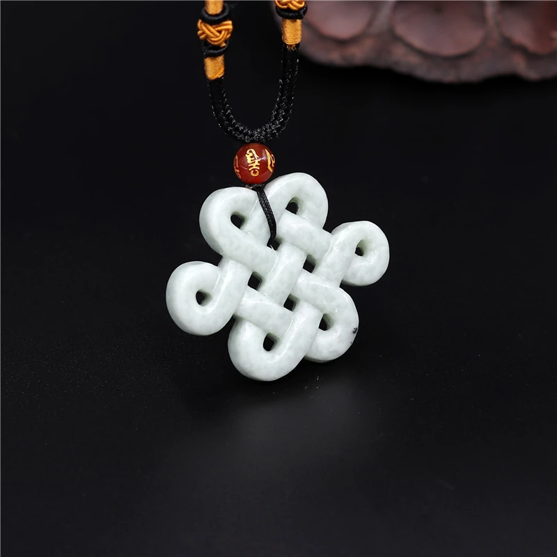 Natural Chinese Knot White Gre - Women'S Fashion Jewellery recensie en prijs