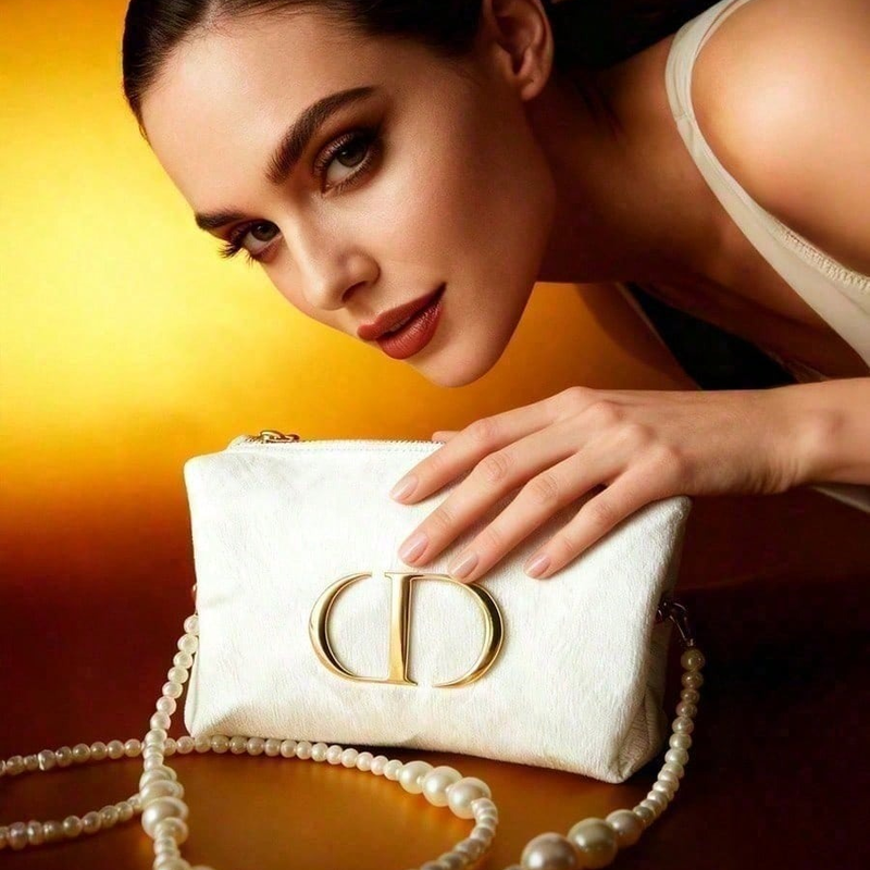 Dior’s Bag White Velvet Travel - Women Fashion Logo Design recensie en prijs