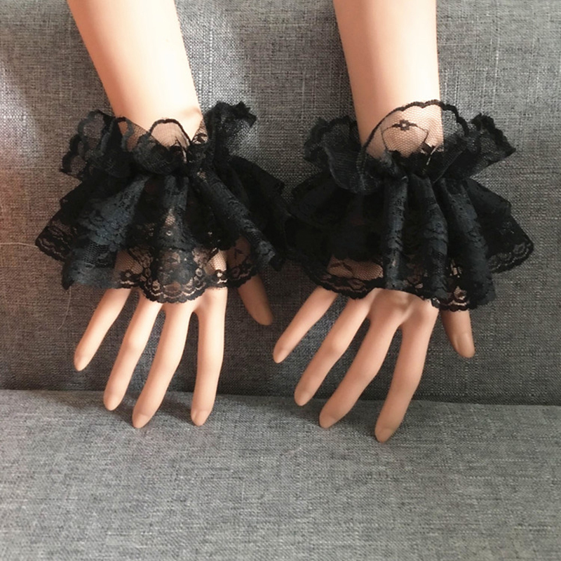 Elastic Double Layer Ruffle La - Women'S Fashion Victorian recensie en prijs