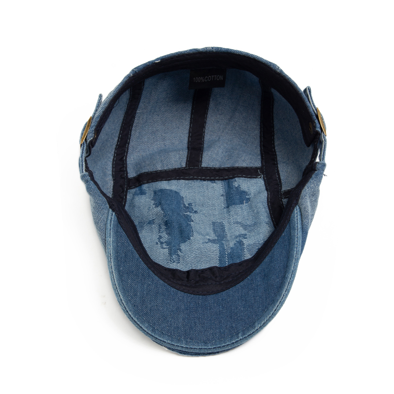 Fashion Men Ripped Denim Beret - Women Fashion Nz recensie en prijs