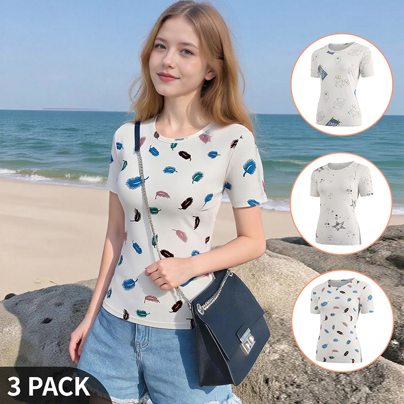 Women's Short-Sleeved Summer P - Women Fashion Wear recensie en prijs