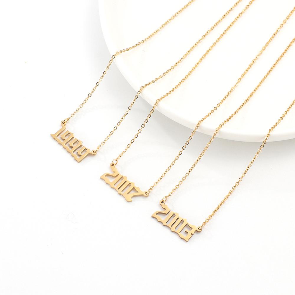 Year Number Birth Date Necklac - Women'S Fashion Year 2000 recensie en prijs