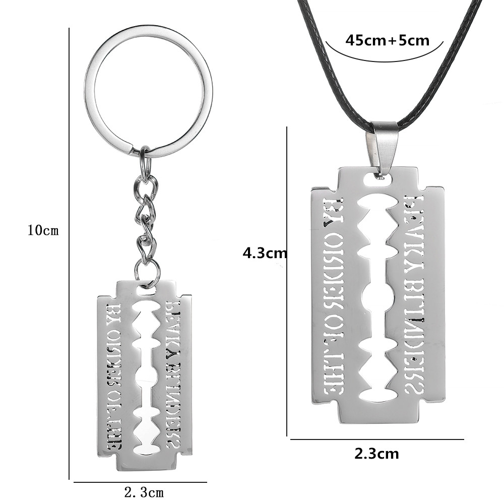 Razor Blade Keychain Stainless - Women'S Fashion Peaky Blinders recensie en prijs