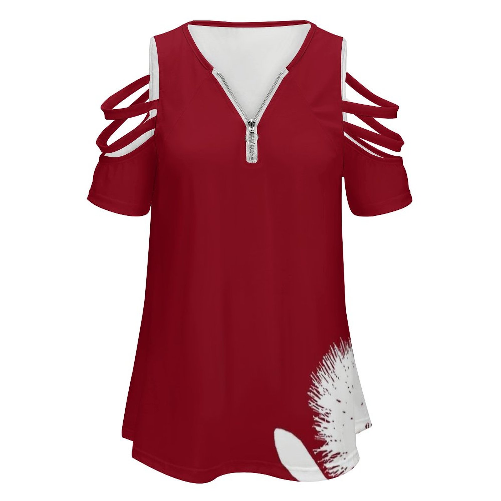 Pohutukawa-White On Red Women  - Women Fashion Nz recensie en prijs