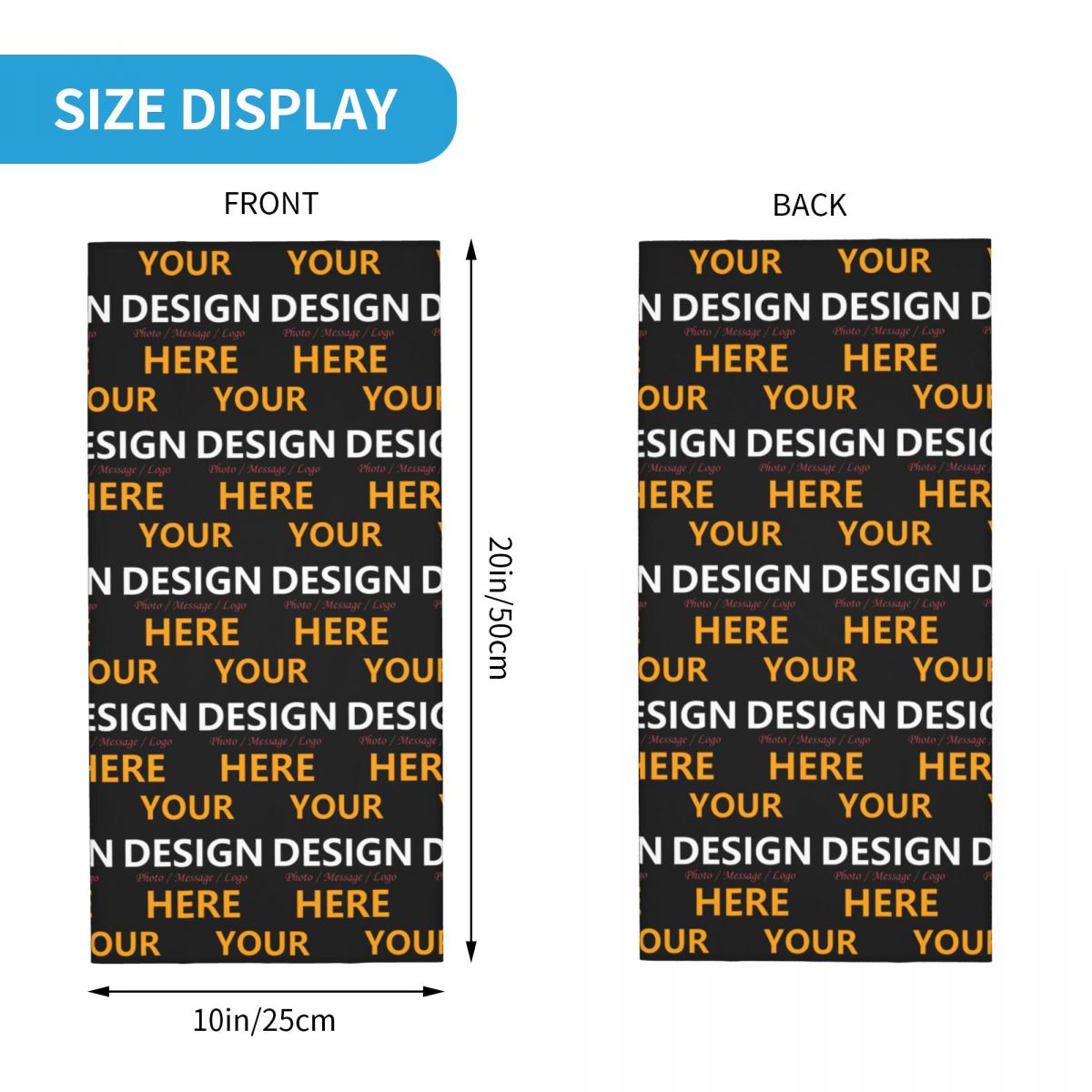 Custom Your Design Here Bandan - Women Fashion Logo Design recensie en prijs