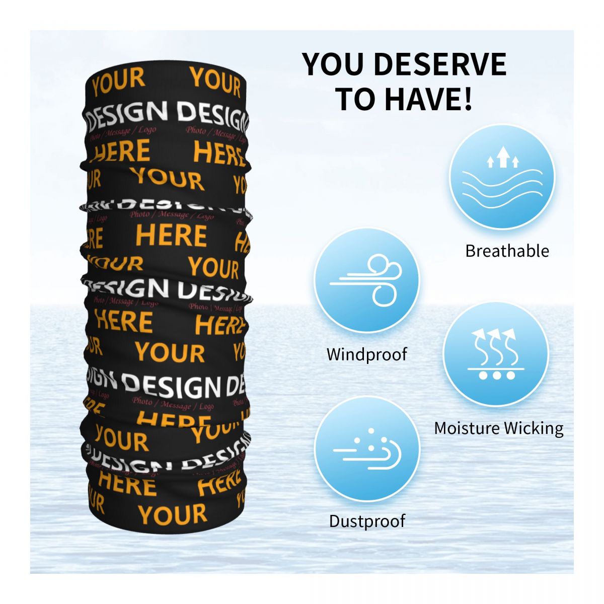 Custom Your Design Here Bandan - Women Fashion Logo Design recensie en prijs