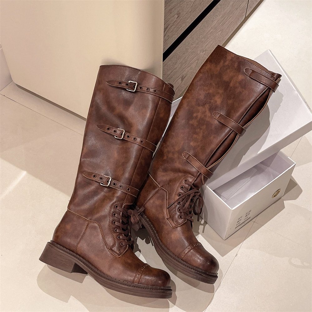 Women's Knee High Boots Vintag - Women Fashion Youtube recensie en prijs