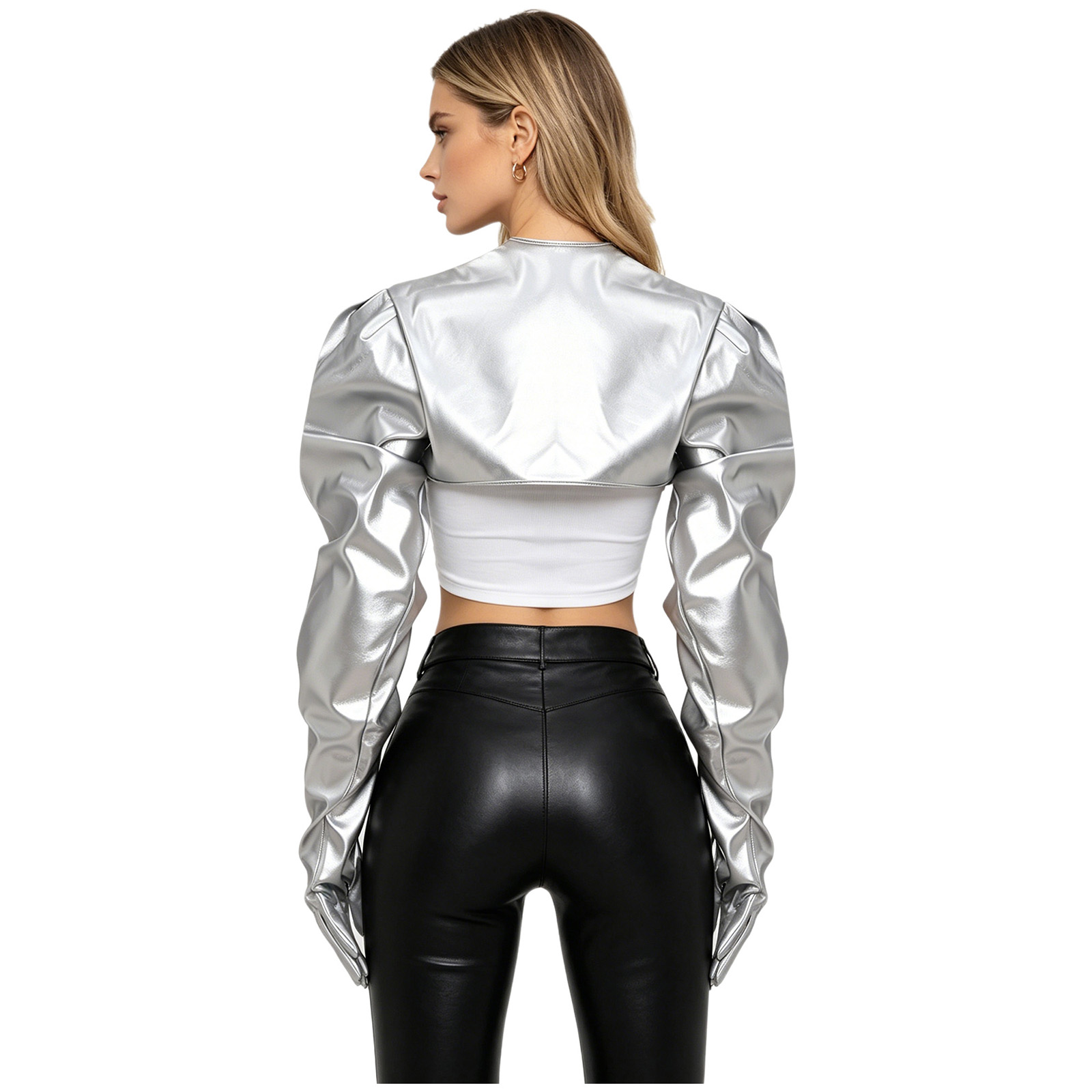 Womens Female Wet Look PU Card - Women Fashion Gloves recensie en prijs