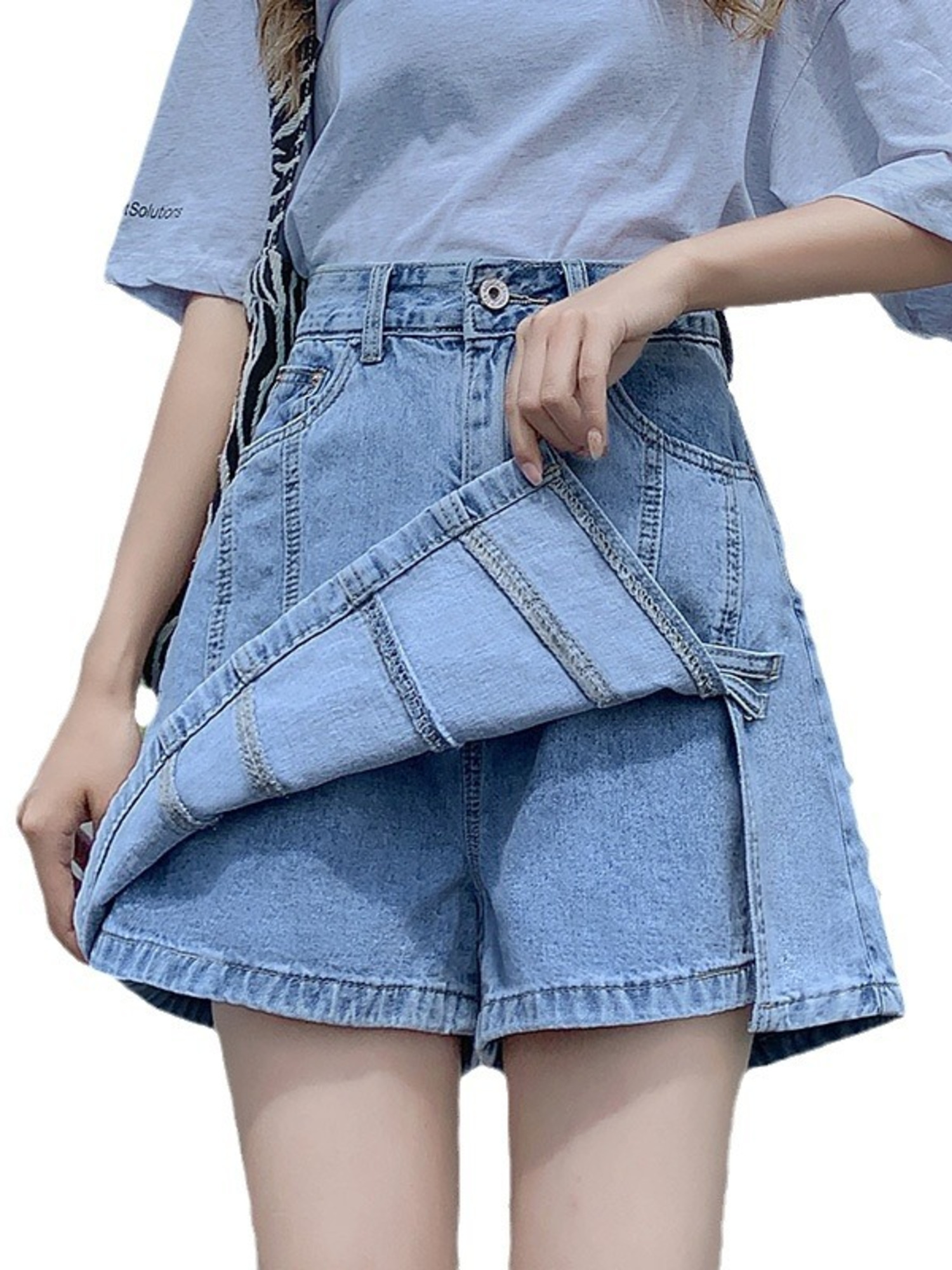 Women's Vintage Washed Denim S - Denim Shorts Women recensie en prijs