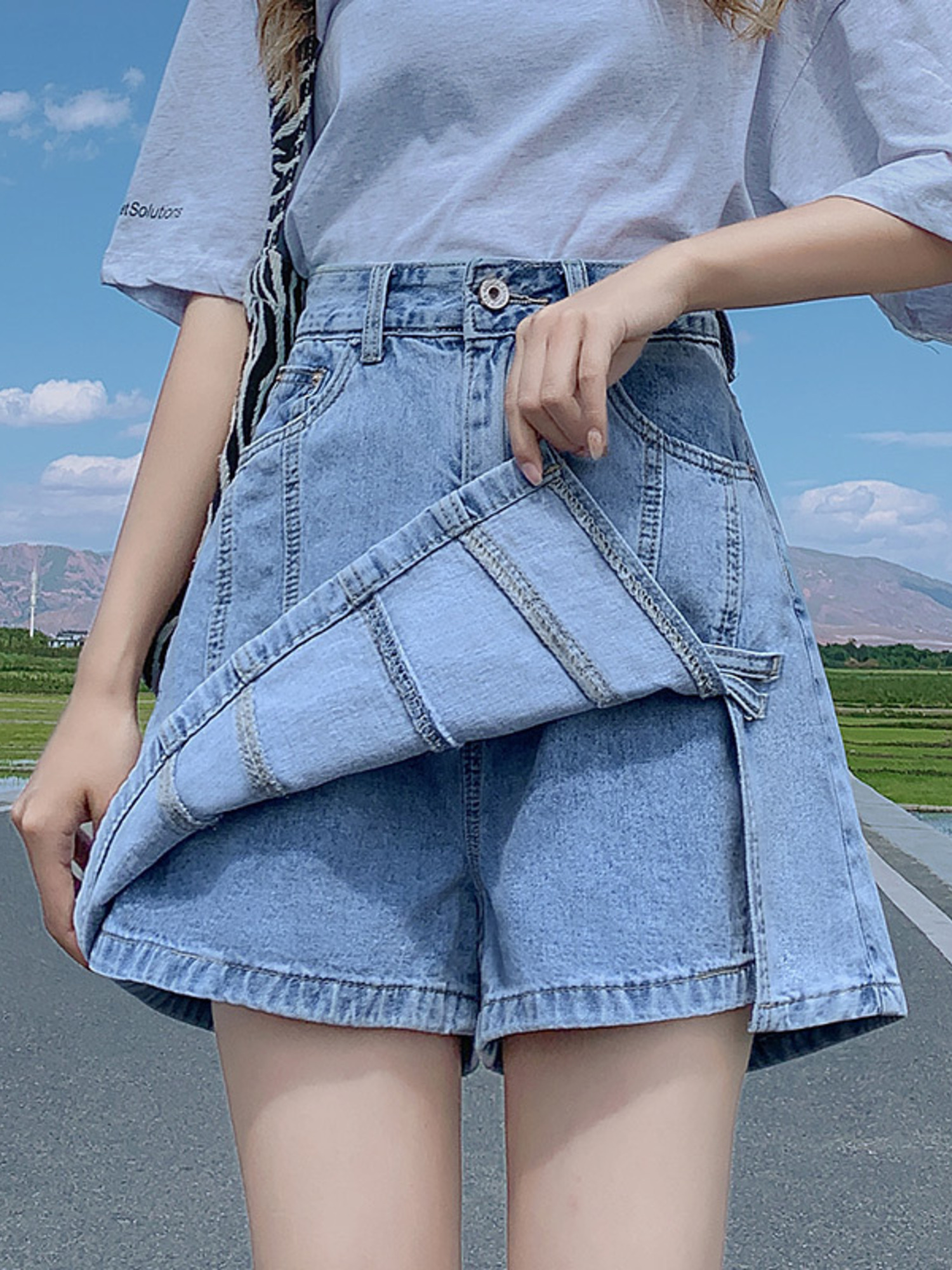 Women's Vintage Washed Denim S - Denim Shorts Women recensie en prijs