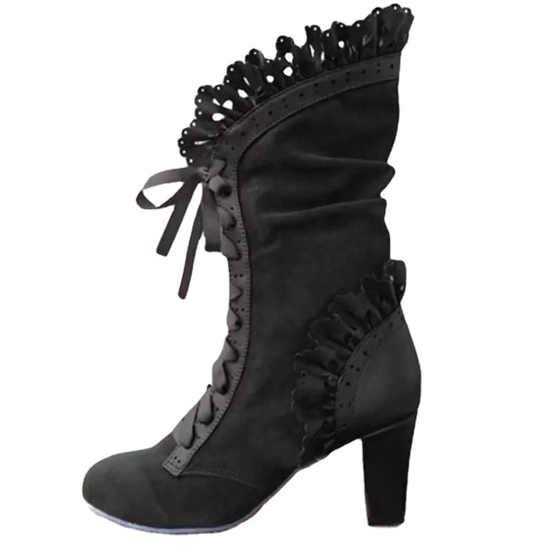 Winter Lace Up Ladies High Hee - Women'S Fashion Victorian recensie en prijs