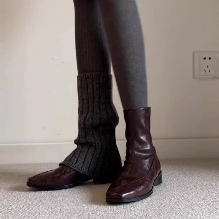 Women Square Toe Short Tube Ba - Women Fashion Youtube recensie en prijs