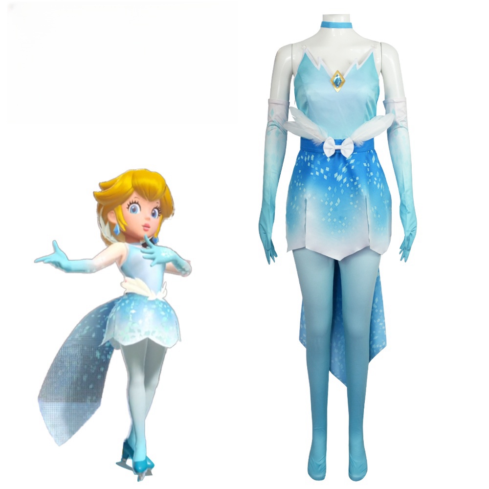 Princess Peach Toadstool Dress - Women Fashion Gloves recensie en prijs