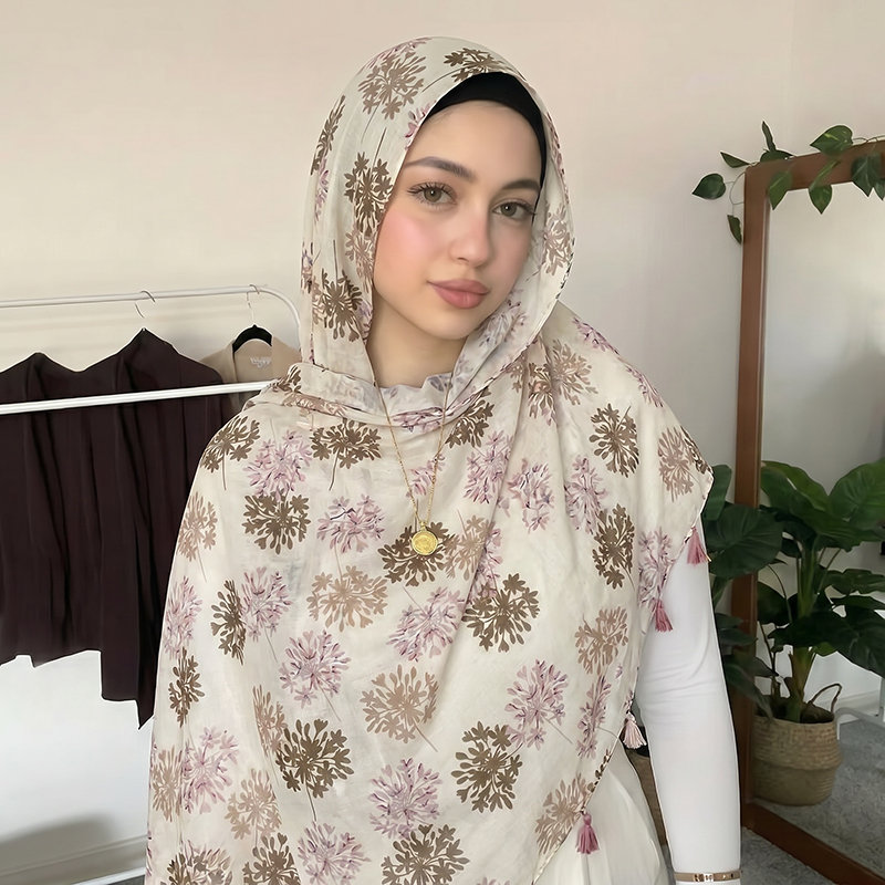 Elegant Muslim Hijab Patchwork - Women Fashion Wear recensie en prijs