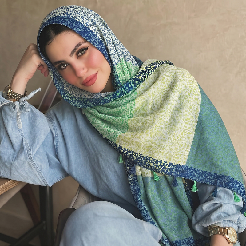 Elegant Muslim Hijab Patchwork - Women Fashion Wear recensie en prijs