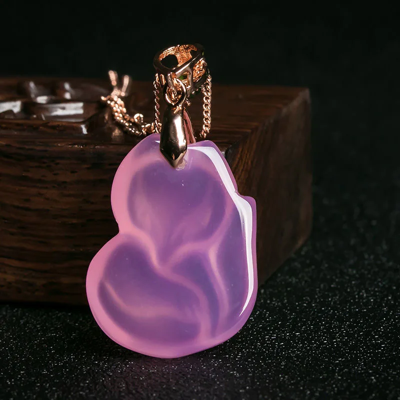 Natural Purple Agate Fox Penda - Women'S Fashion Jewellery recensie en prijs
