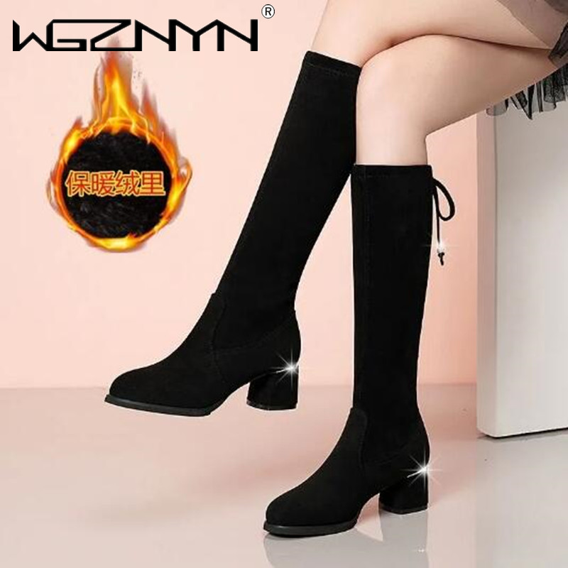 Women Autumn Winter Black Knee - Women'S Fashion Boots 2025 recensie en prijs