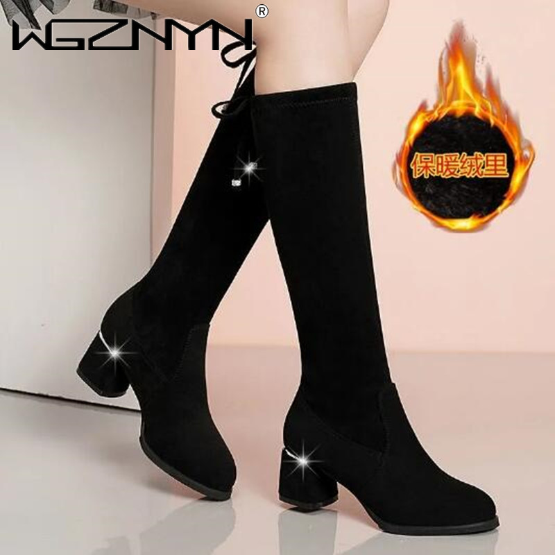 Women Autumn Winter Black Knee - Women'S Fashion Boots 2025 recensie en prijs