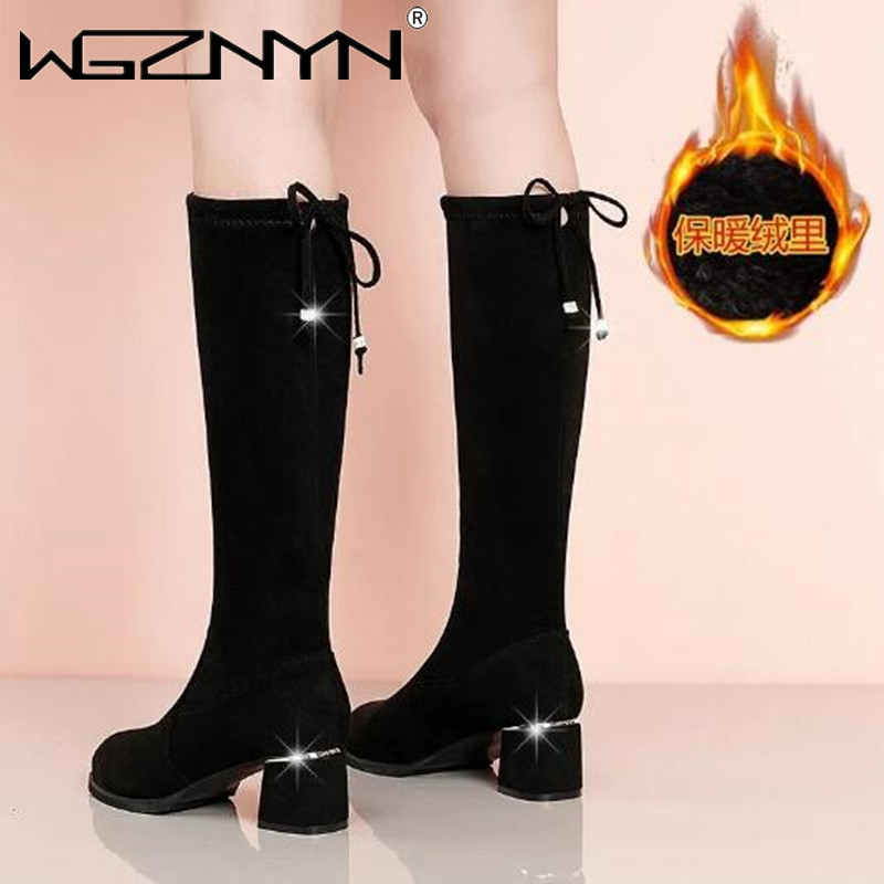 Women Autumn Winter Black Knee - Women'S Fashion Boots 2025 recensie en prijs