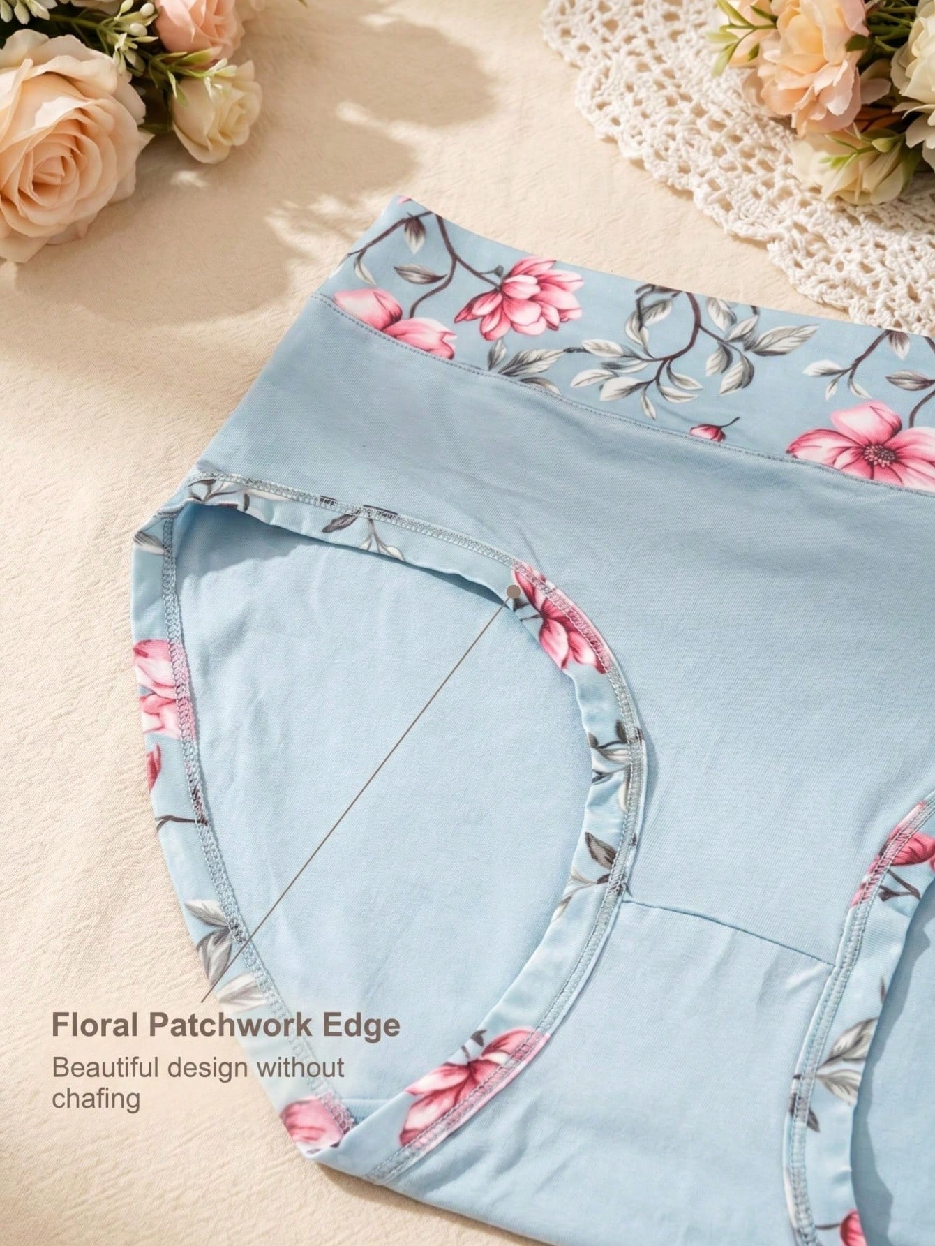 5PCS Plus Size Women's Flower  - Women Fashion Wear recensie en prijs
