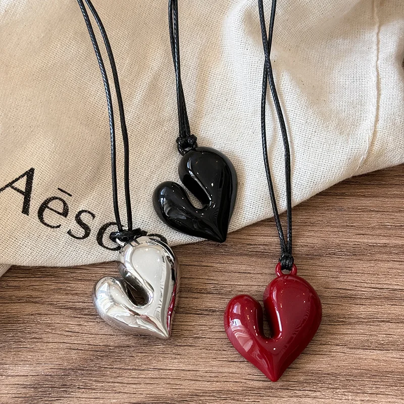 LATS Red Heart Pendant Necklac - Women'S Fashion In The 80S recensie en prijs