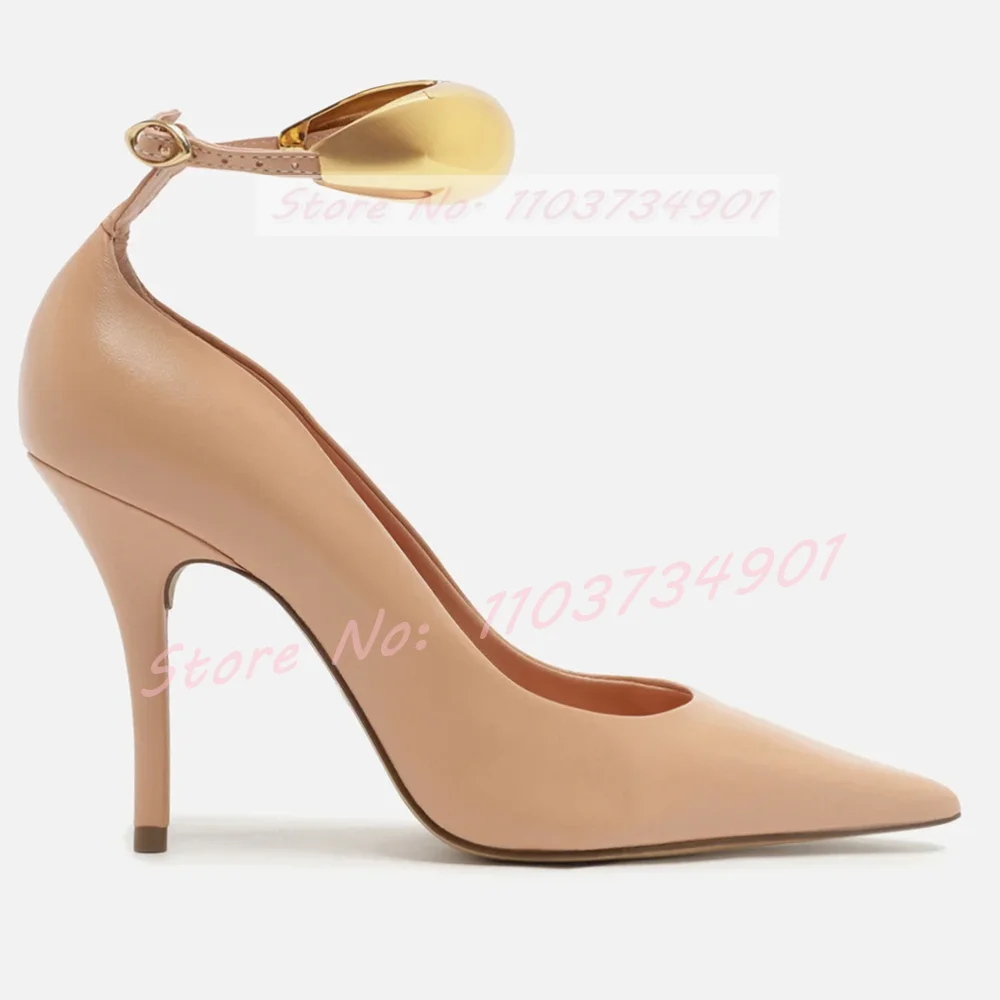 Gold Ring Ankle Strap Pumps Wo - Women Fashion Rings recensie en prijs