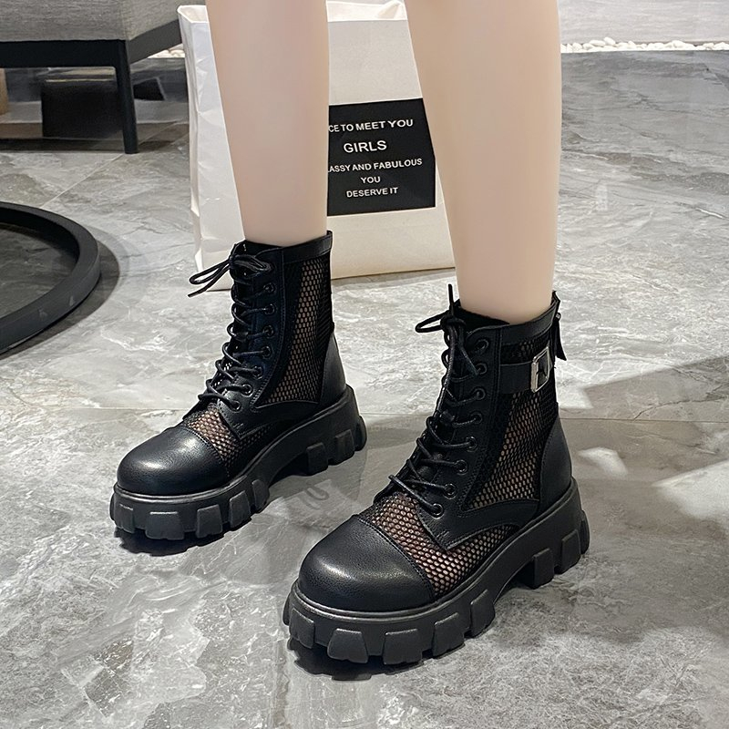 Thick Sole Breathable Mesh Boo - Women'S Fashion Boots 2025 recensie en prijs