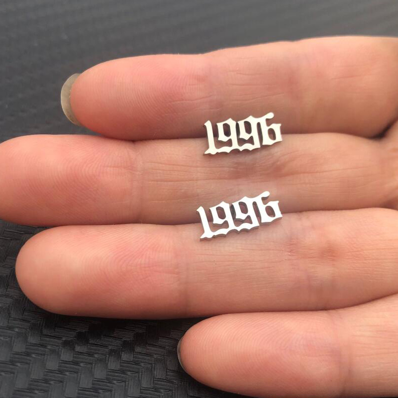 Tiny Year Number Stainless Ste - Women'S Fashion Year 2000 recensie en prijs