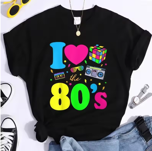 New Fashion I Love The 80s T-S - Women'S Fashion In The 80S recensie en prijs