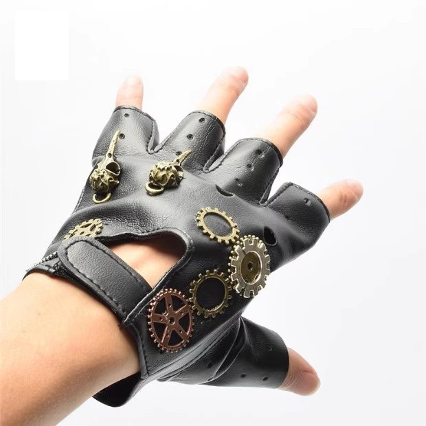 Steampunk PU Leather Fingerles - Women Fashion Gloves recensie en prijs