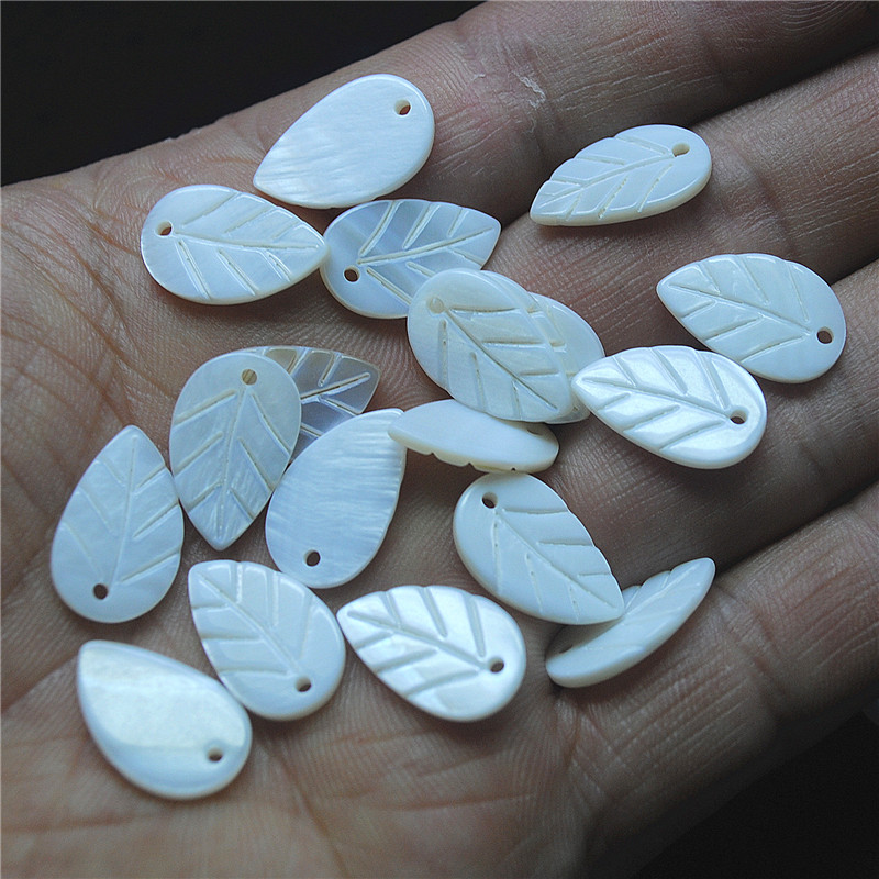 30PCS White Shell Leaf Shape 8 - Women Fashion Nz recensie en prijs