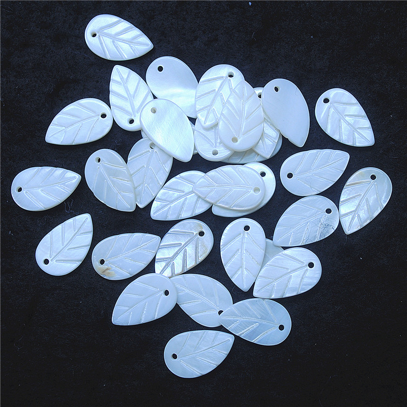 30PCS White Shell Leaf Shape 8 - Women Fashion Nz recensie en prijs