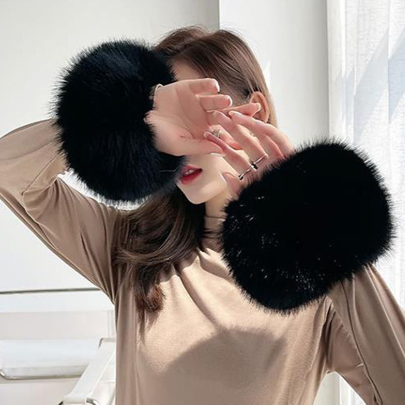 Autumn Winter Plush Decorative - Women Fashion Gloves recensie en prijs
