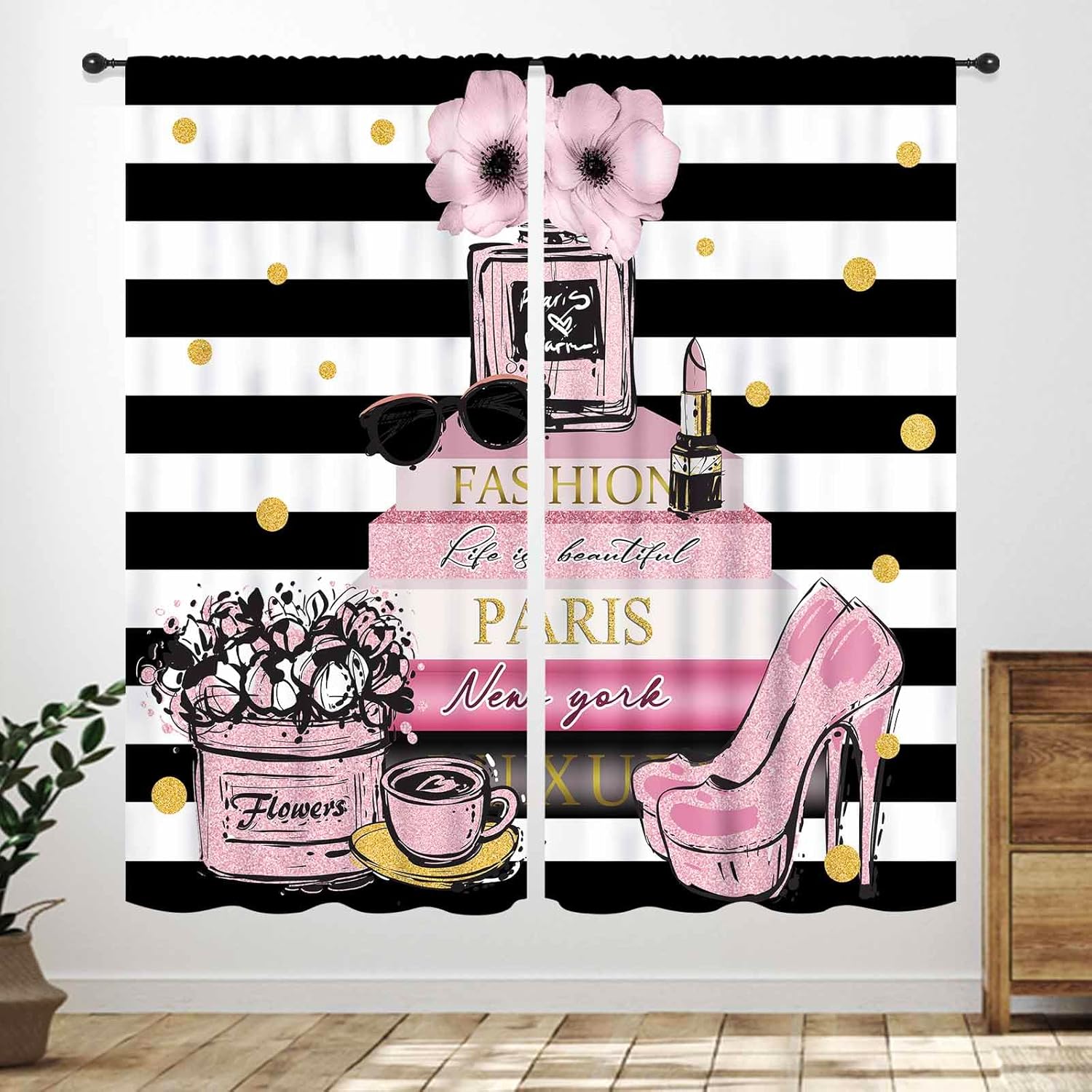 Pink Fashion Women Curtain for - Women'S Fashion Magazines recensie en prijs