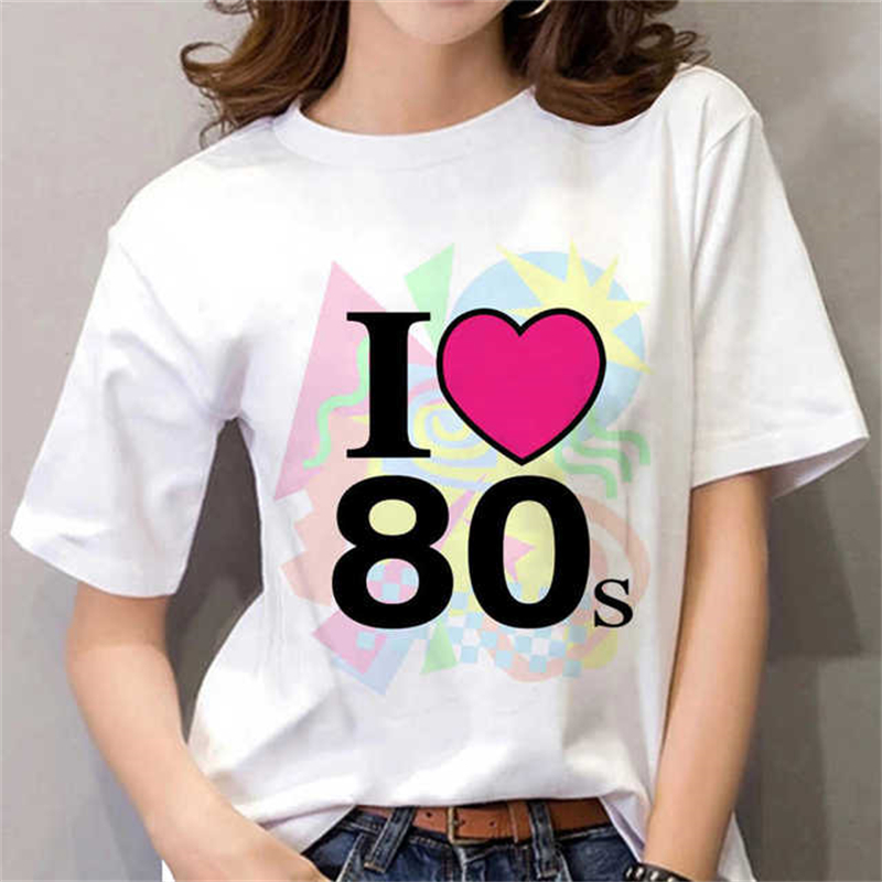 80s Womens T Shirt Femal Black - Women'S Fashion In The 80S recensie en prijs