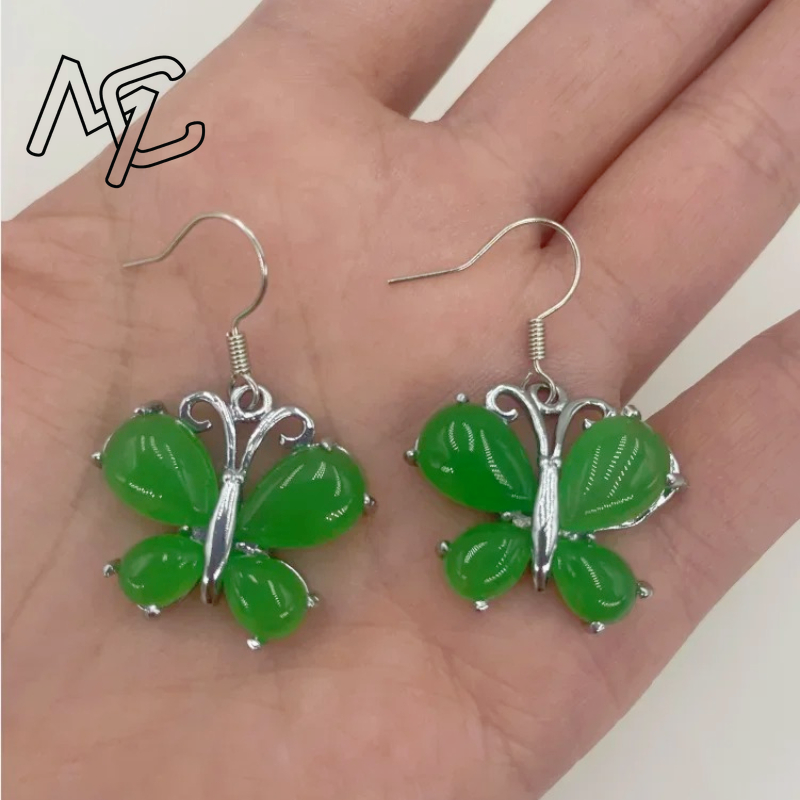S925 Silver Green Jade Butterf - Women'S Fashion Jewellery recensie en prijs