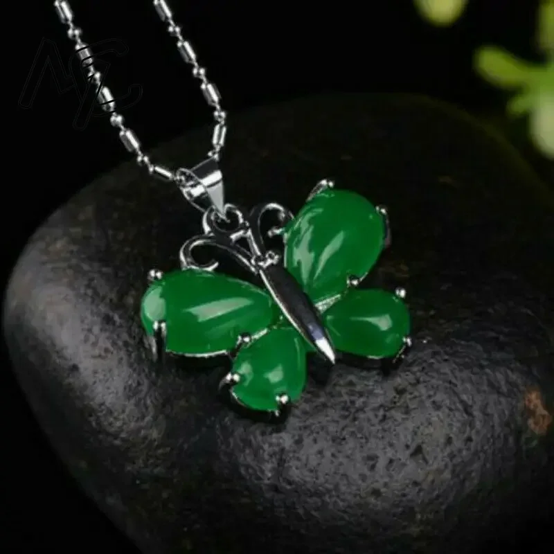 S925 Silver Green Jade Butterf - Women'S Fashion Jewellery recensie en prijs