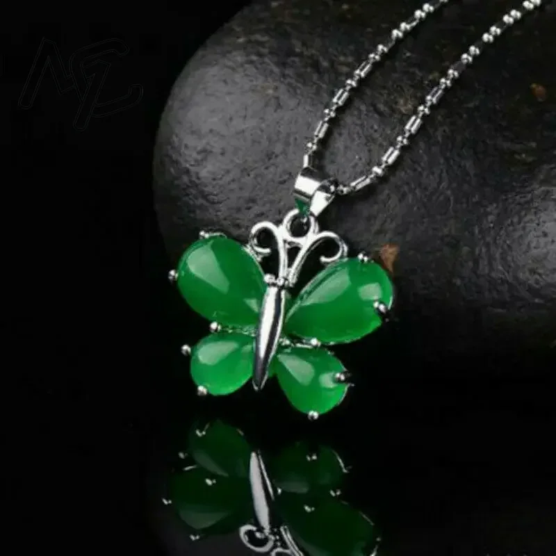 S925 Silver Green Jade Butterf - Women'S Fashion Jewellery recensie en prijs