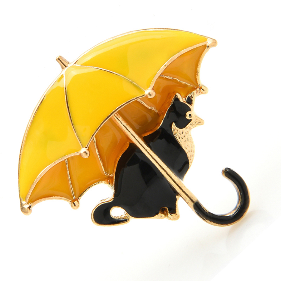 Cute Cat Under Umbrella Brooch - Women'S Fashion Umbrella recensie en prijs