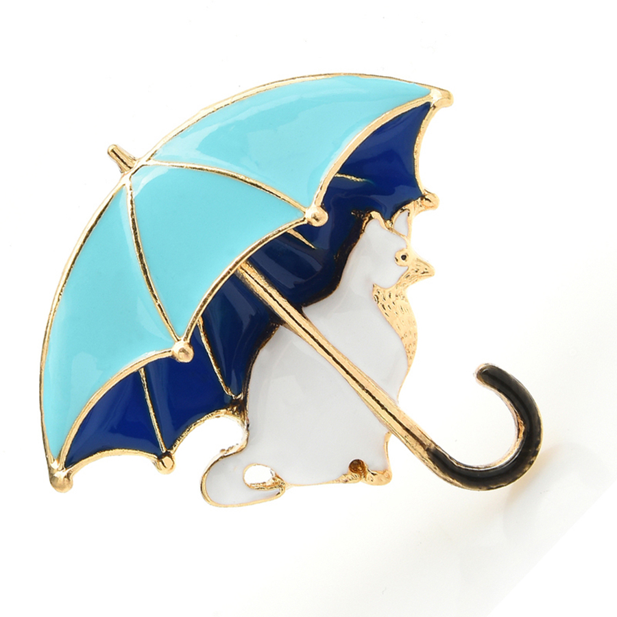 Cute Cat Under Umbrella Brooch - Women'S Fashion Umbrella recensie en prijs